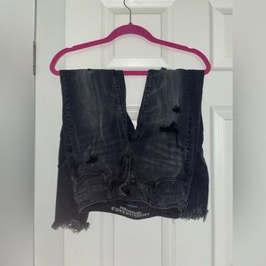 American Eagle Black Super Low Jegging Size 0